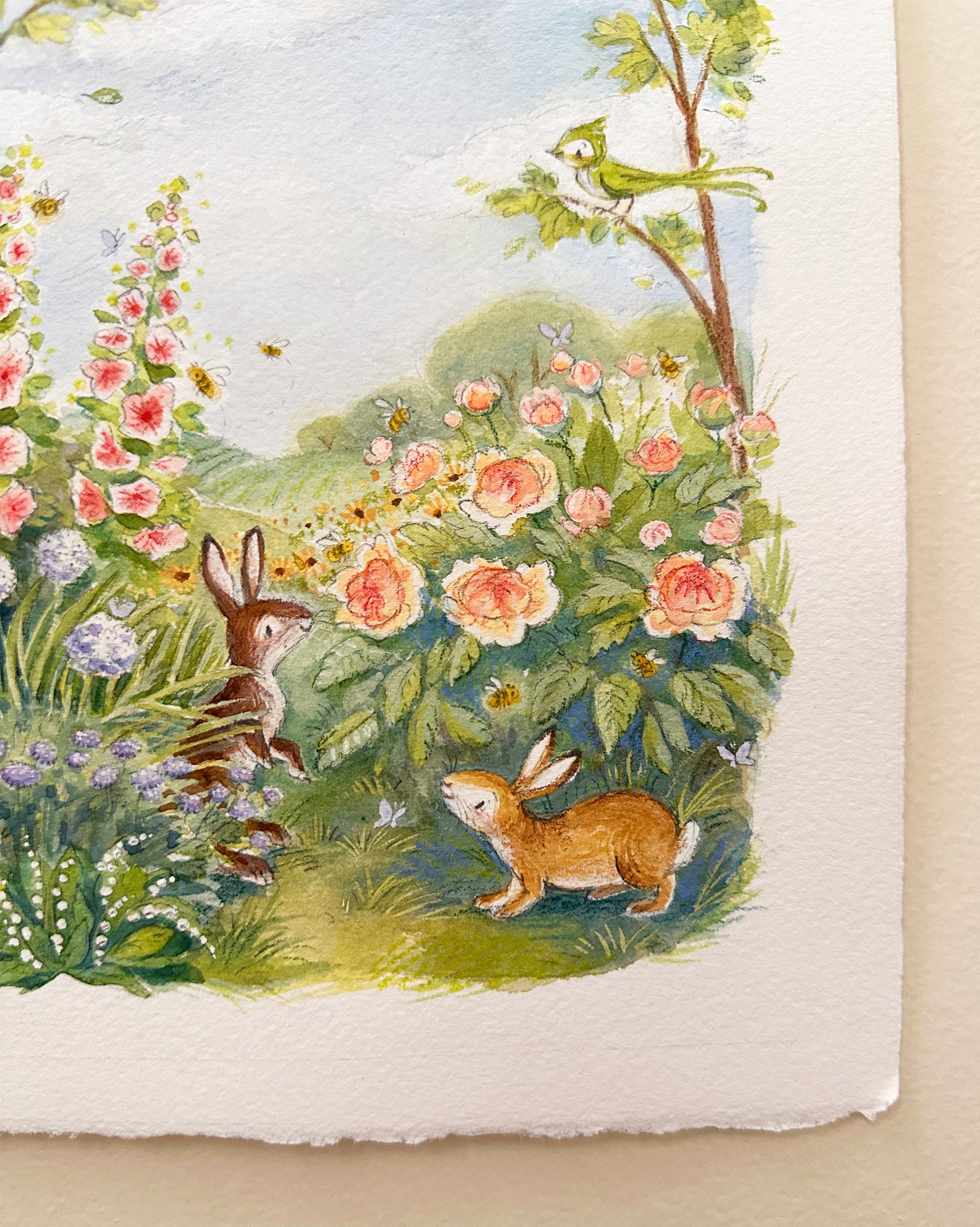 "The King of the Flowers" Original Watercolor Illustration from The King of All Things