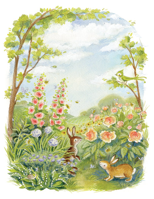 "The King of the Flowers" Original Watercolor Illustration from The King of All Things