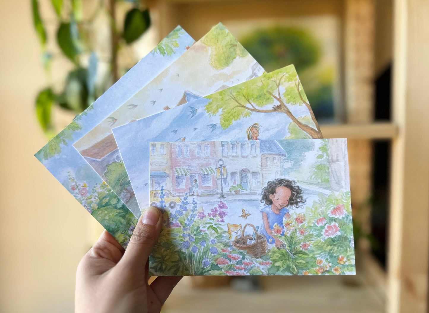 Postcards from "A Little More Beautiful" - Children's Book Mail